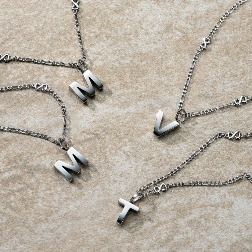 Women MVMT Bracelets^Alphabet Charm - A