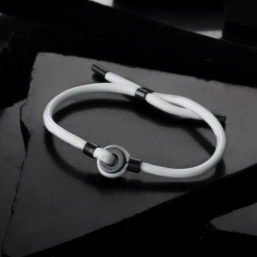 MVMT Bracelets^Ceramic Upcycled Rope Bracelet