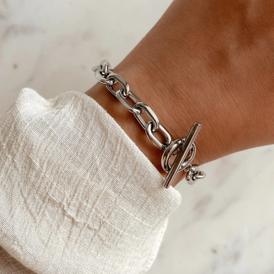 Women MVMT Chains|Bracelets^Chunky Cable Bracelet