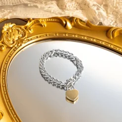 Women MVMT Bracelets|Heartlocks^Chunky Heartlock Chain Bracelet