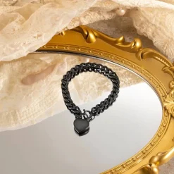 Women MVMT Heartlocks|Chains^Chunky Heartlock Chain Bracelet