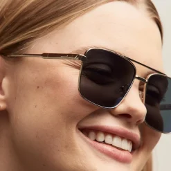 Women MVMT Square|Square^Horizon Square Aviator Sunglasses