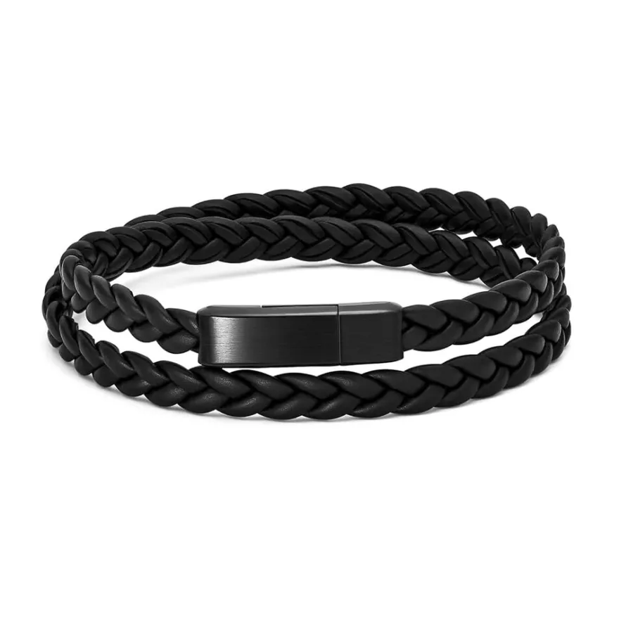 MVMT Leather|Bracelets^Leather Dress Wrap