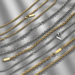 Women MVMT Necklaces^Rope Chain Necklace - 2.4MM