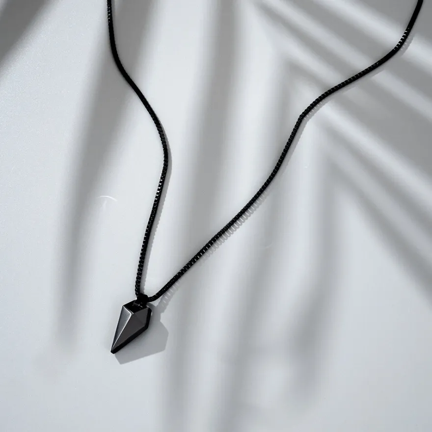MVMT Necklaces^Sculpted Shark Tooth Pendant Necklace