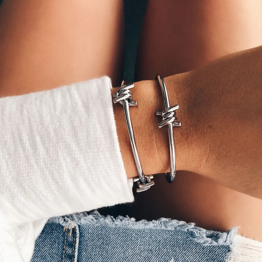 Women MVMT Cuffs|Bracelets^Single Barbed Cuff
