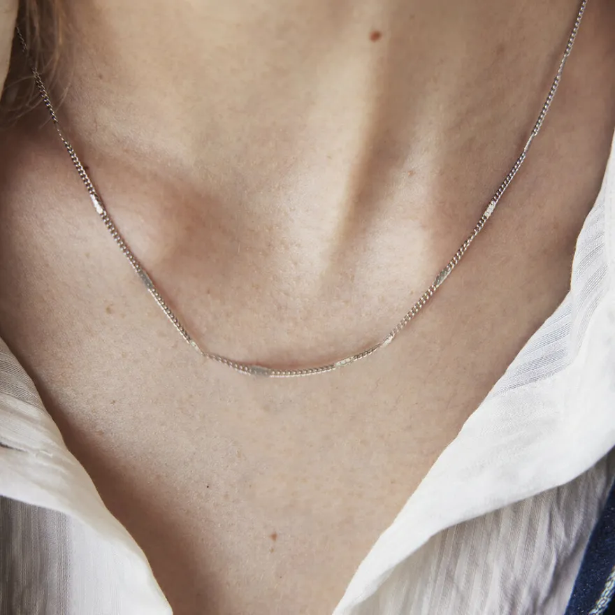 Women MVMT Necklaces^Stamped Chain Necklace