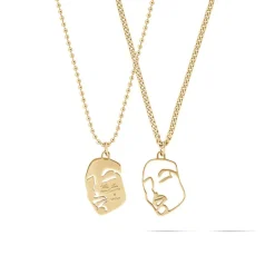 Women MVMT Pendants|Kim Rose Collection^Yin & Yang Necklace Set