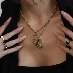 Women MVMT Pendants|Kim Rose Collection^Yin & Yang Necklace Set