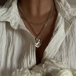 Women MVMT Pendants|Kim Rose Collection^Yin & Yang Necklace Set
